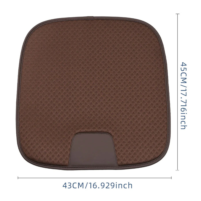 Breathable Ice Silk Car Seat Cushion Single Front Protector For Driver Summer Cool Accessory