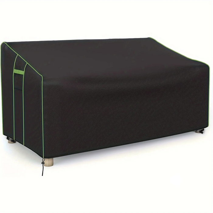Waterproof Courtyard Sofa Cover Double Seat Heavy Duty 600D For Outdoor Use