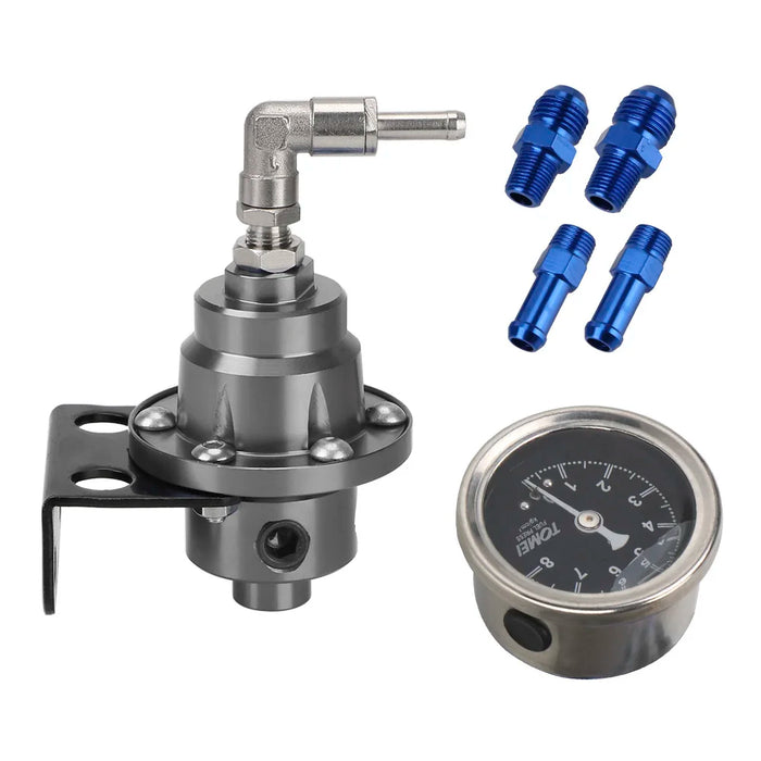 7 Colour Adjustable Fuel Pressure Regulator Kit
