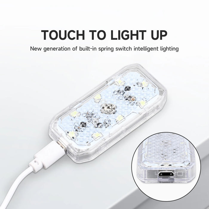Wireless Car Led Touch Lights Usb Charging Interior Lighting