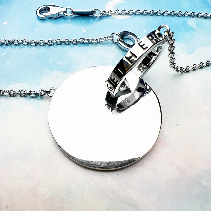 925 Sterling Silver Forever Together Necklace & Earring Set Romantic Gift For Women