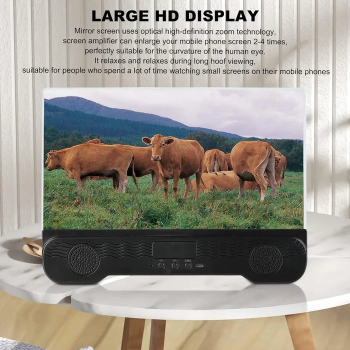 14 Inch Wireless Screen Amplifier With Speaker & Stand