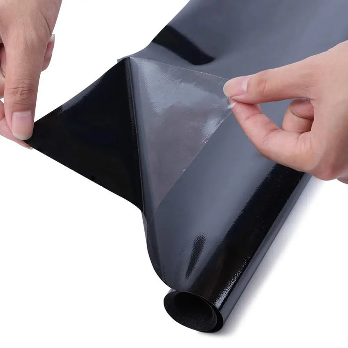 Blackout Window Sticker - 100% Light Blocking Pvc Film For Privacy