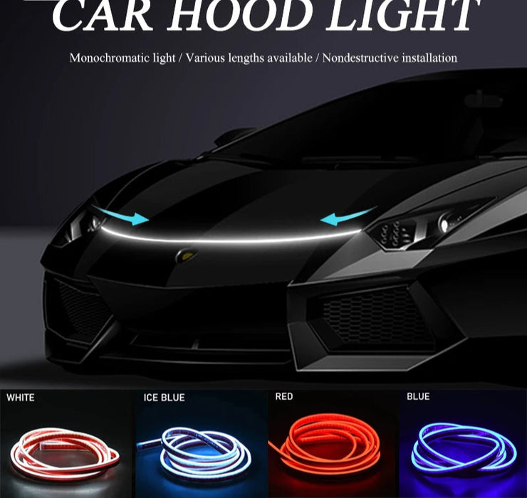 Waterproof Led Car Hood Light Strip Daytime Running Light For Engine Hood 1M-2.4M