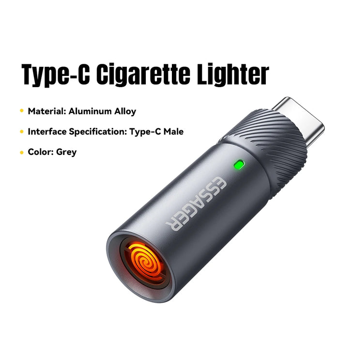 Typec Mini Cigarette Lighter Tungsten Wire Blowing Safety And Energy Saving Without Charging Can Be Carried On The Plane