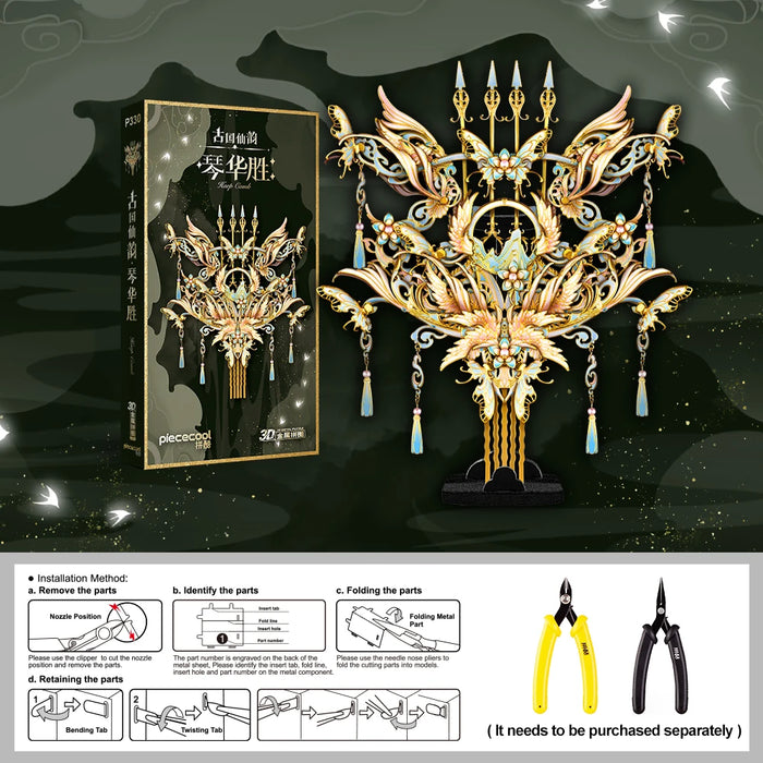 Diy Harp Comb Puzzle Set For Home Decor Birthday Gift