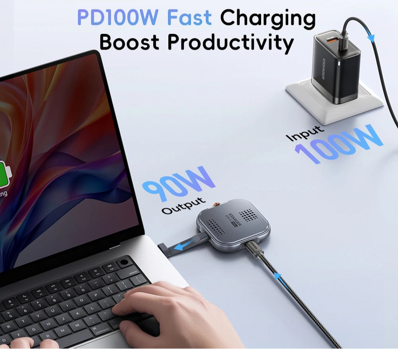 Magnetic Hard Drive Enclosure Tpye C M.2 2230 Nvme Ssd Docking Station Usb3.2 Gen2 10Gbps Speed For Phone Tablet Laptop