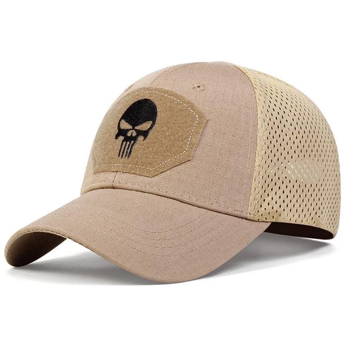 Embroidered Skull Baseball Cap Unisex Outdoor Adjustable Hat