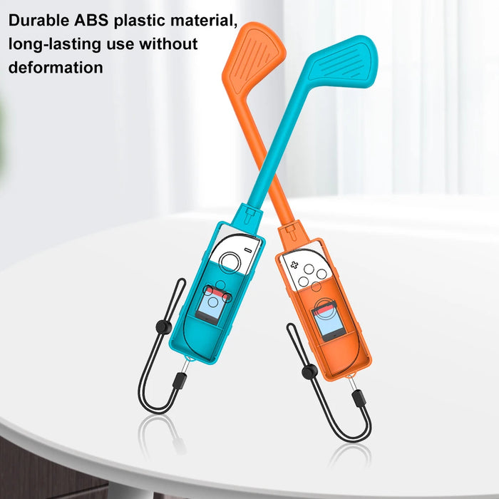 2Pcs Golf Culb For Nintendo Switch 2 Joy-Con Controller Golf Clubs Controller Grip Holder For Switch 2 Golf Game Accessories