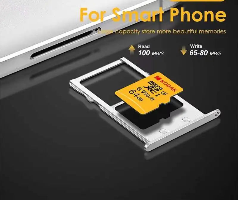 Kodak 32 256gb Micro Sd Card For Phone Pc Camera Game Switch