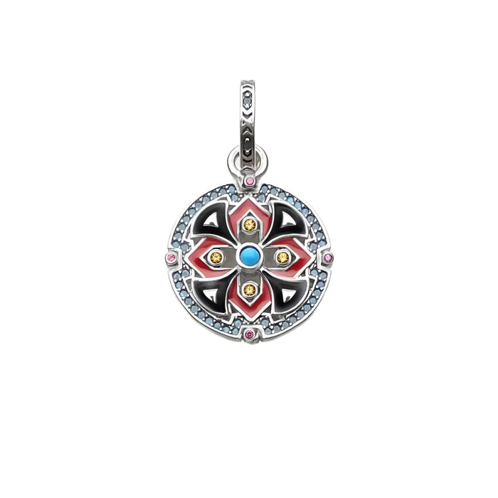 925 Sterling Silver Graceful Asian Ornaments Pendant Jewelry For Women