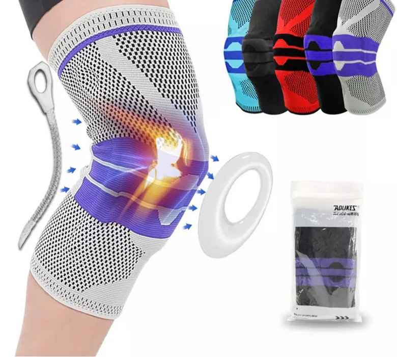 Silicone Gel Knee Brace For Joint Pain Relief Men / Women