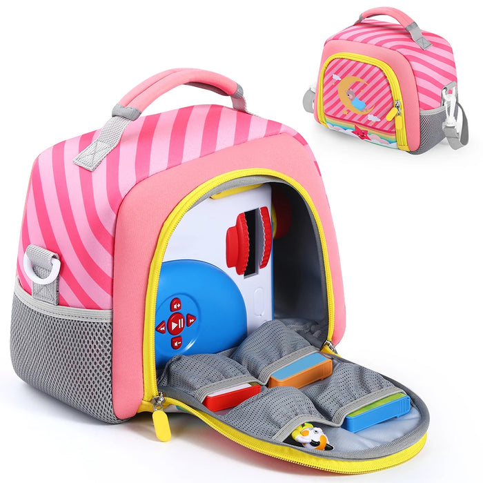 Hard Eva Case For Yoto Player 3Rd Gen Storage Carrying Bag Up To 30 Cards Organizer Shockproof Protective Case For Yoto Player