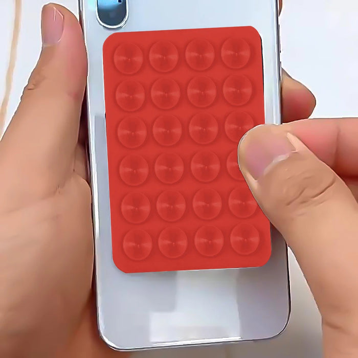 Silicone Suction Phone Case Adhesive Mount Mirror Shower Phone Holder Hands-Free Strong Grip Holder Anti-Slip For Android Iphone