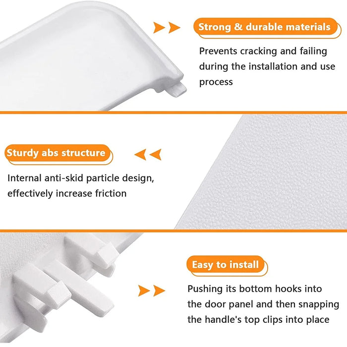 W10861225 W10714516 Dryer Door Handle Replacement Compatible For Dryers Replaces Ap5999398 Ps11731583 W10861225Vp