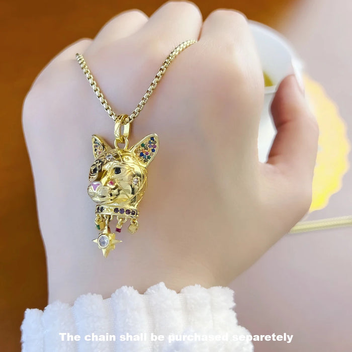 925 Sterling Silver Magical Cosmic Cat Pendant Jewelry For Women