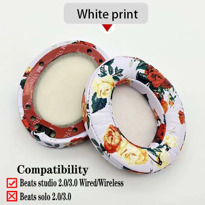 Pair of Wireless Wired Headphone Ear Pads Replacement Cushions For Beats Studio 2.0 3.0 Protein Leather B0500 B0501