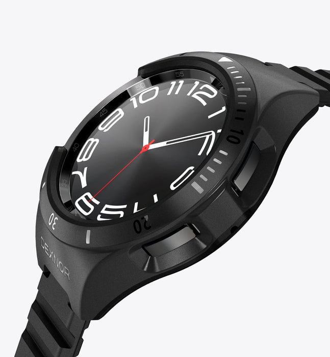 For Samsung Galaxy Watch 6 Classic 43Mm Adjustable Watch Band Rugged Grade Shockproof Uni-Body Design Case Sports Band