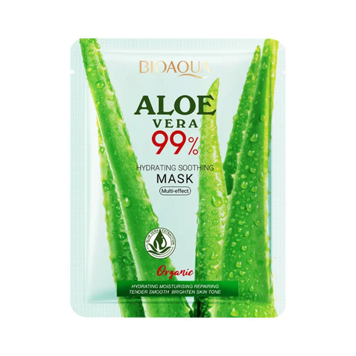 5 / 10 Piece Aloe Vera Moisturizing Facial Masks Soothing Brightening Firming