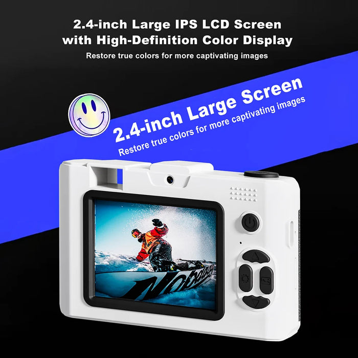 M16 Retro Mini Camera Dual Lens Hd Digital Camera Multi Function Compact Photography Camera Photo Video Camera For Kid Adult