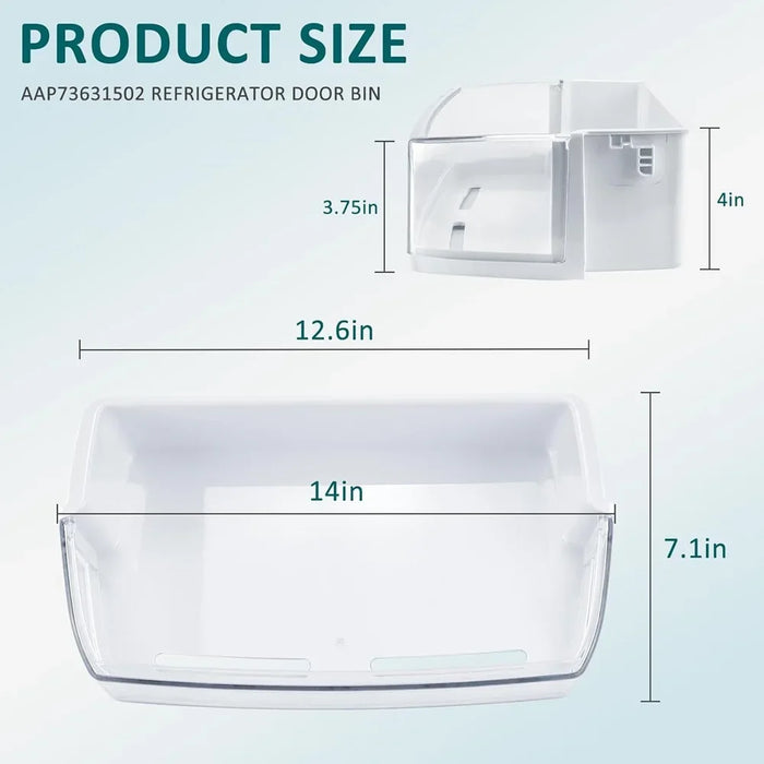 Aap73631502 Refrigerator Door Bin Refrigerator Shelf Compatible With L-G Ken-More Elite Lfx28968St Ap5673810 2652330 Aap72909218