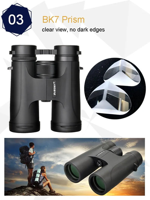 Powerful 10x42/8x32 Binoculars for Camping and Travel