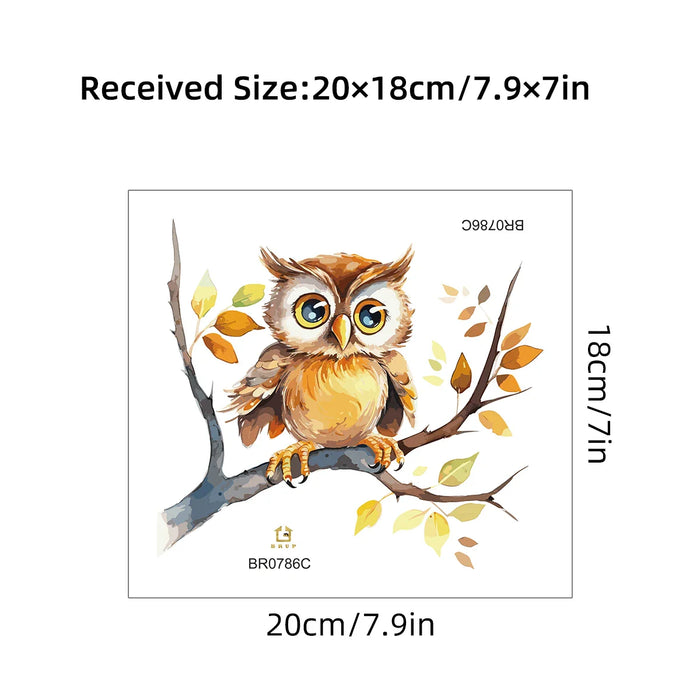 Adorable Owl Wall Decals For Kids Room Decor