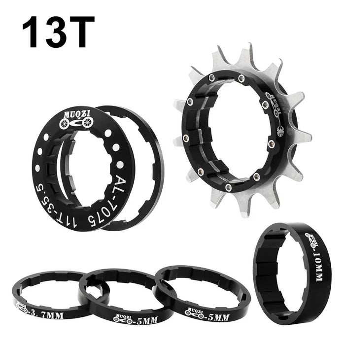 Single Speed Cassette Cog Conversion Kit 12 22T