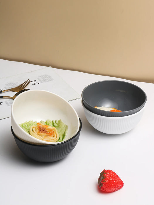 4 / 11 Piece Reusable Plastic Bowls For Camping And Picnics Microwave And Dishwasher Safe