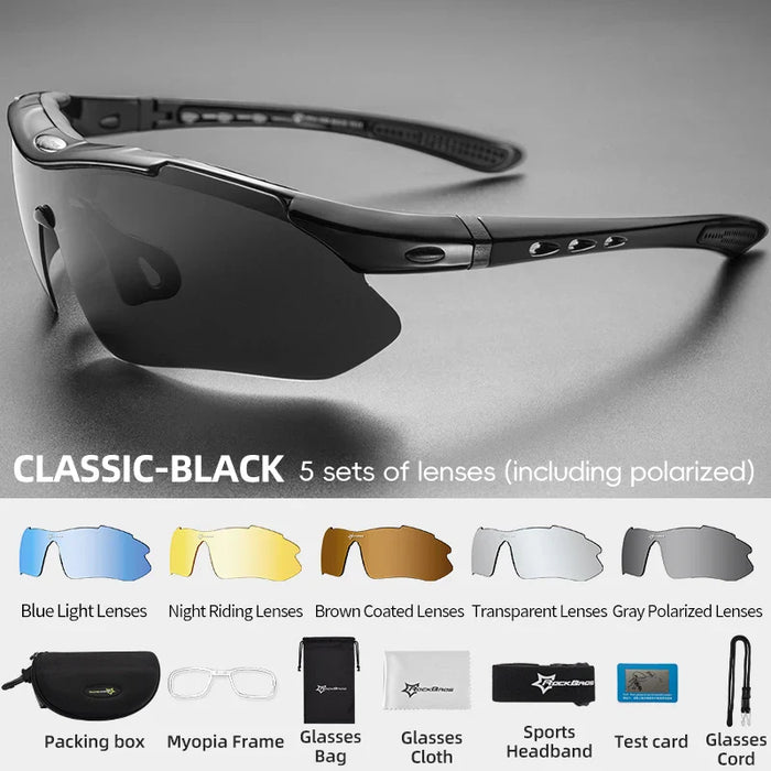 Photochromic Cycling Sunglasses For Outdoor Sports