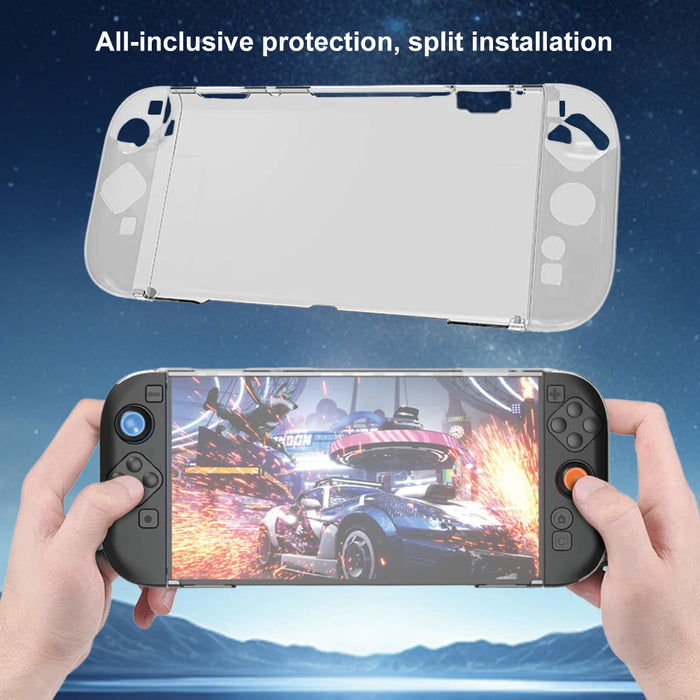 Transparent Case Shell For Switch 2 Detachable Protective Case Cover Anti-Fall Protective Sleeve For Switch 2 Game Accessories