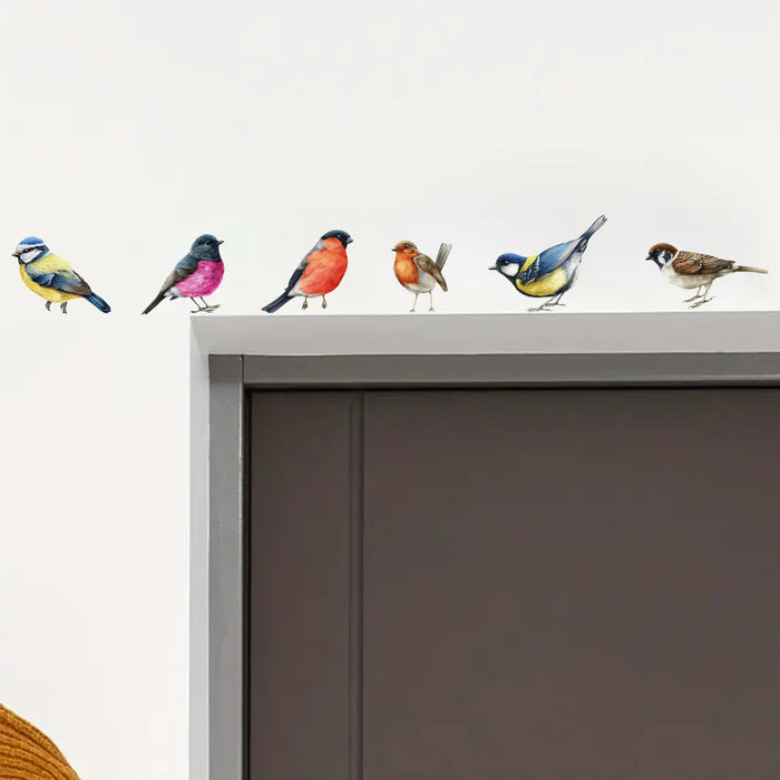 Colourful Bird Wall Decals For Kids Room Decor