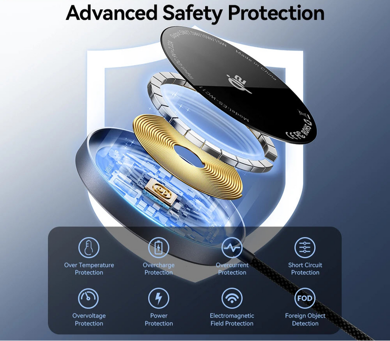 Ture 15W Magnetic Qi2 Wireless Charger For Iphone 16 Pro Max Samsung S23 Fast Charging For Magsafe Wireless Charging Pad