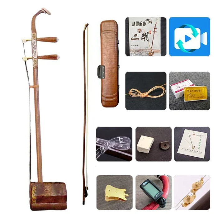Professional 2 String Erhu Set For Adult Beginners