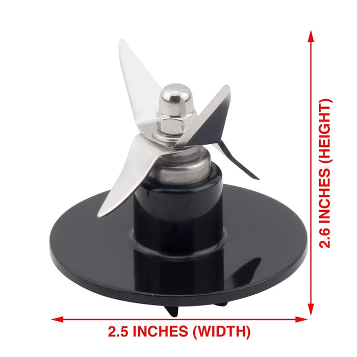 Stainless Steel Blender Blades Cutting Assembly With Gasket Compatible With Cuisinart Spb-456-2B And Powerblend Duet Bfp-10Ch