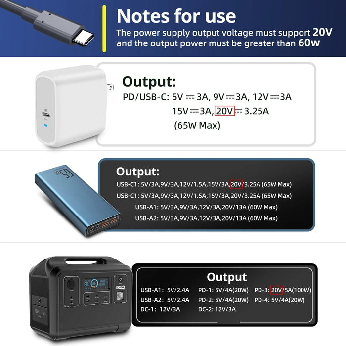 Waterproof Starlink Mini Dc / Typec To Dc Extension Cable 3 / 5M Ul Certified