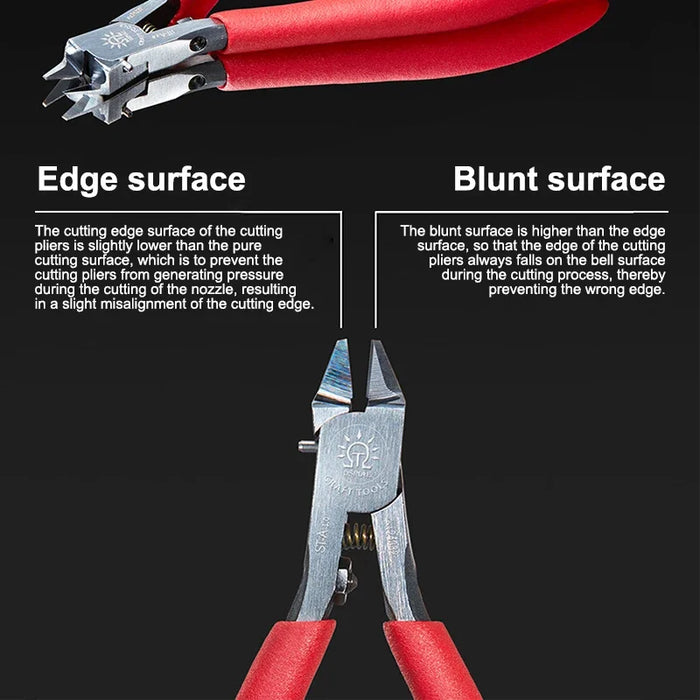 Dspiae St A 3.0 Single Blade Nipper Pliers Multifunctional Bent Long Nose Hand Tool