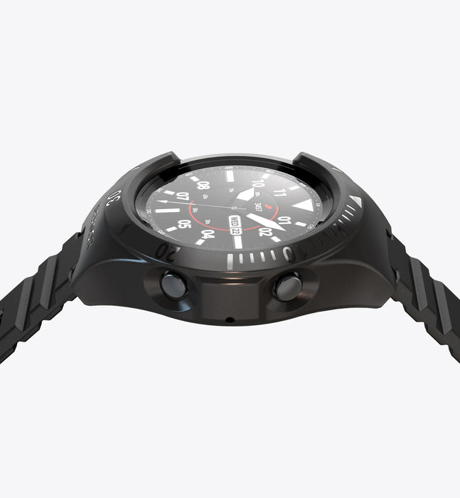 For Galaxy Watch 3 45Mm Adjustable Watch Band Rugged Grade Shockproof Uni-Body Design Strap Case