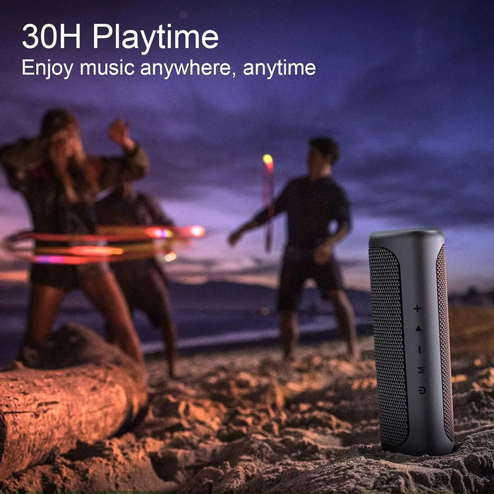 Portable Bluetooth Speaker 24W Sound Waterproof 30H Playtime