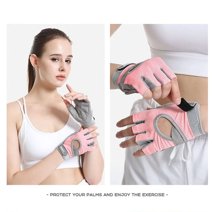 Breathable Fitness Gloves For Women & Men Gym Cycling Exercise Training