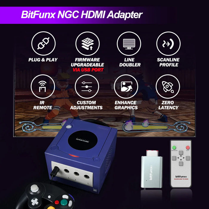 For Nintendo Gamecube Video Hdmi Adapter Digital Av To Hdmi Gc2Hdmi