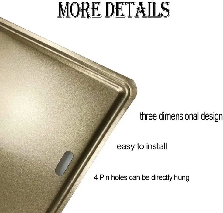 Senegal Car Front Tin Sign Novelty Decorative Metal Plate For Trucks