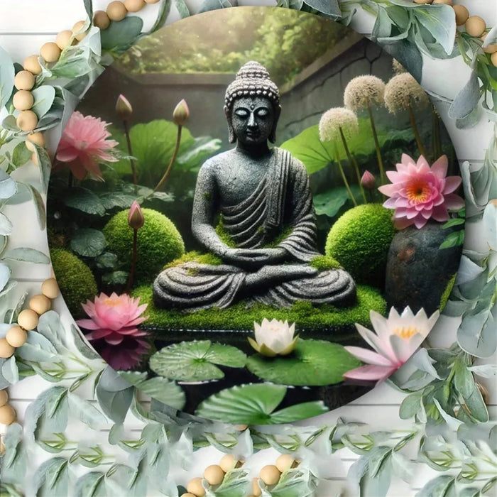 8X8 Inch Inch Round Metal Tin Sign 2D Flat Wall Art Decoration