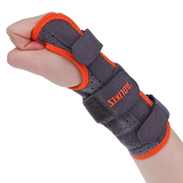 Adjustable Wrist Brace For Carpal Tunnel Unisex Night Support With Splints