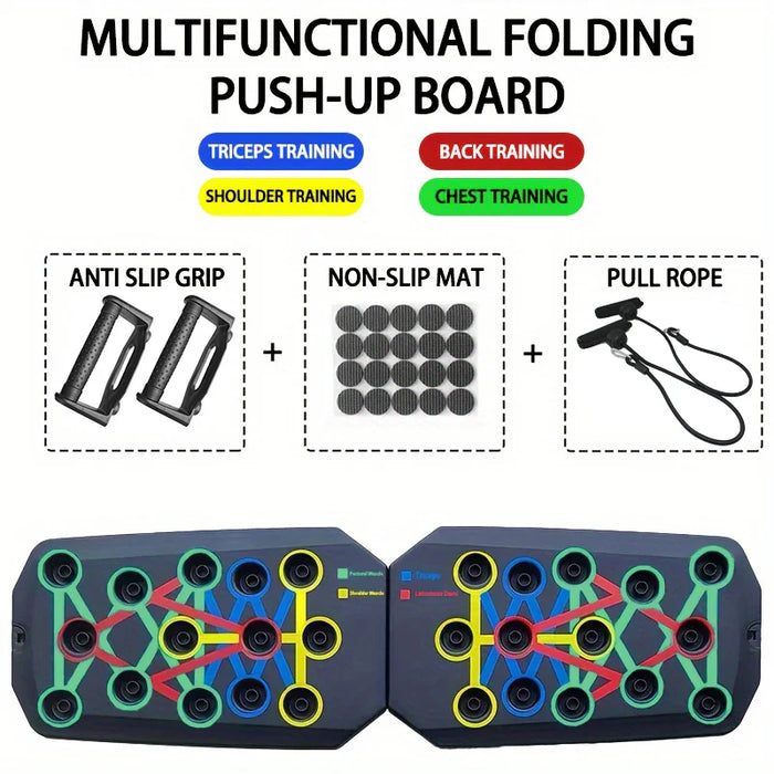Foldable Push Up Board Set For Full Body Training