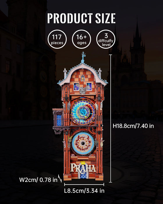 Adult 3D Astronomical Clock Puzzle Kit For Home Decor & Gifts