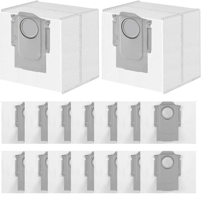 16 Pieces Dust Bags For Roborock S8 Pro Ultra S8+ Q7+ Q7 Max+ Q8 Max+ Robot Vacuum 3.6 L Large Capacity Disposable Bag