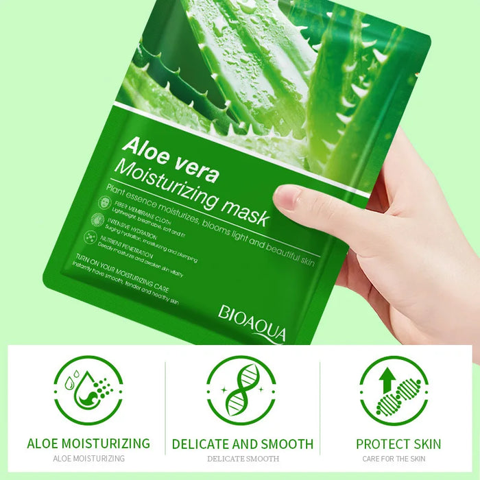 8 Piece Fruit Face Mask Set For Hydrating & Anti Aging Skin