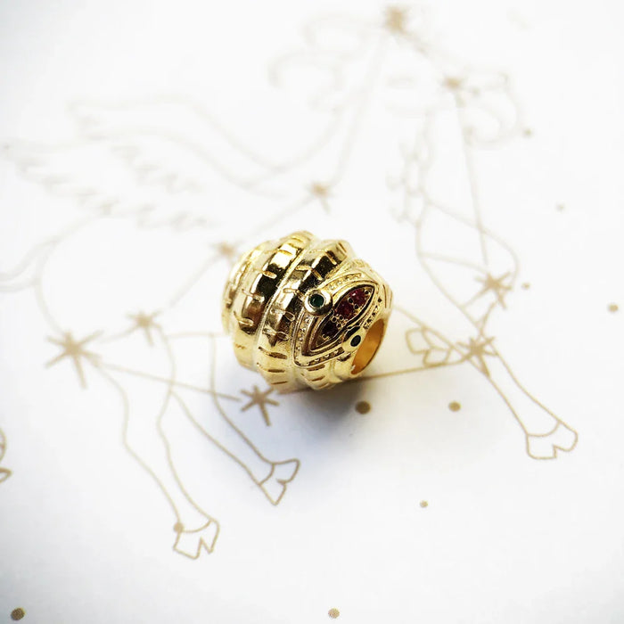 925 Sterling Silver Romantic Snake Beads Charm For European Diy Jewelry