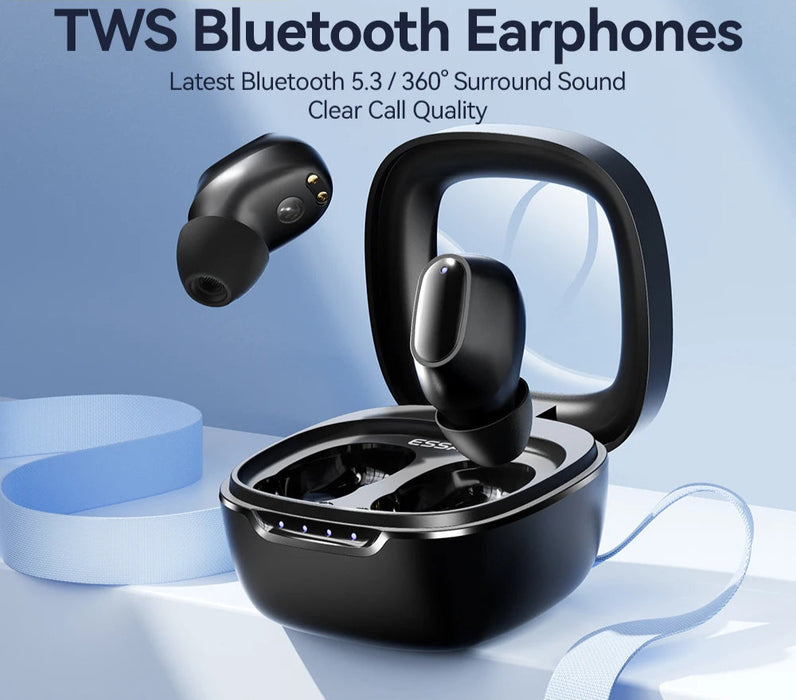 Tws Bluetooth5.3 Earphone Noise Cancelling Earbuds True Wireless Stereo Sports Headset In-Ear Handsfree With Microphone